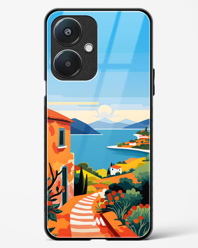 Mediterranean Escape Glass Case Phone Cover (Oppo)
