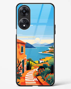 Mediterranean Escape Glass Case Phone Cover (Oppo)