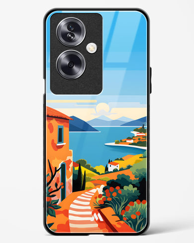 Mediterranean Escape Glass Case Phone Cover (Oppo)