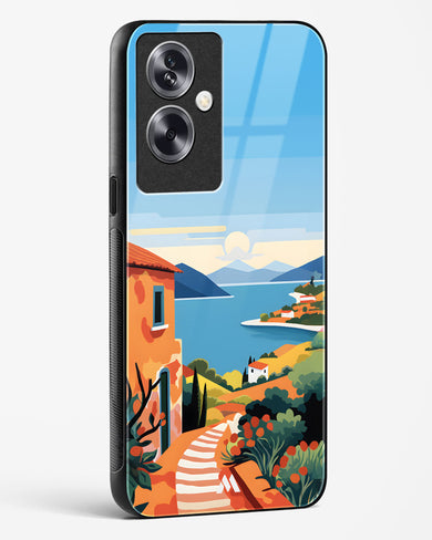Mediterranean Escape Glass Case Phone Cover (Oppo)