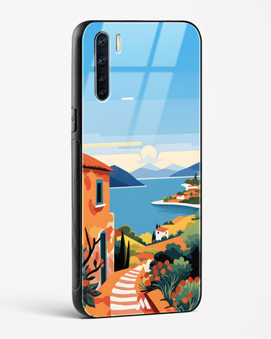 Mediterranean Escape Glass Case Phone Cover (Oppo)