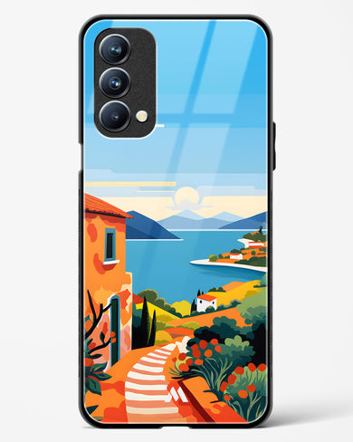 Mediterranean Escape Glass Case Phone Cover (Oppo)