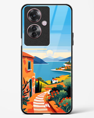Mediterranean Escape Glass Case Phone Cover (Oppo)