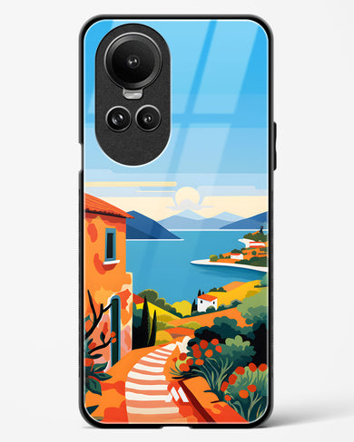 Mediterranean Escape Glass Case Phone Cover (Oppo)
