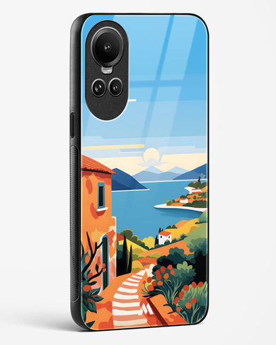 Mediterranean Escape Glass Case Phone Cover (Oppo)