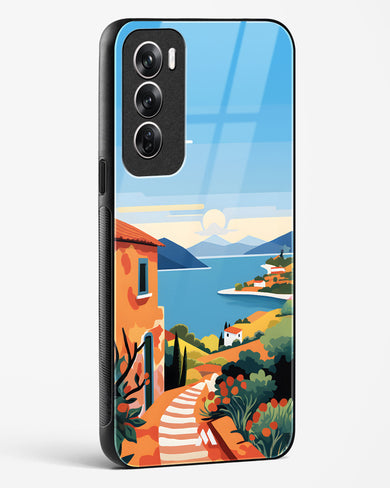 Mediterranean Escape Glass Case Phone Cover (Oppo)