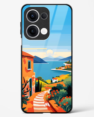 Mediterranean Escape Glass Case Phone Cover (Oppo)