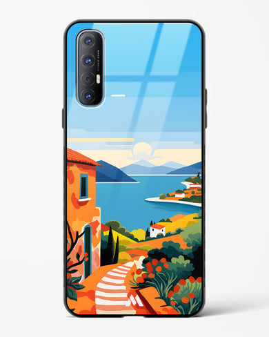 Mediterranean Escape Glass Case Phone Cover (Oppo)