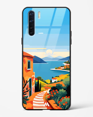 Mediterranean Escape Glass Case Phone Cover (Oppo)