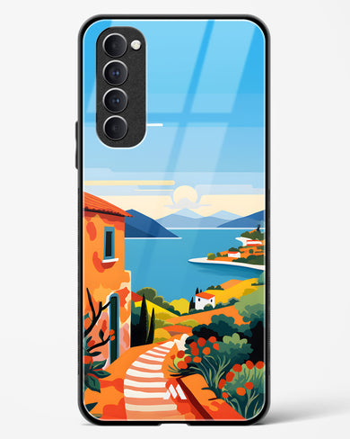 Mediterranean Escape Glass Case Phone Cover (Oppo)