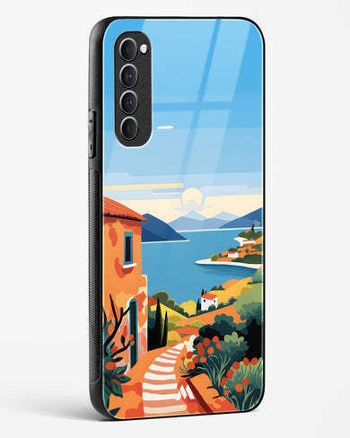Mediterranean Escape Glass Case Phone Cover (Oppo)