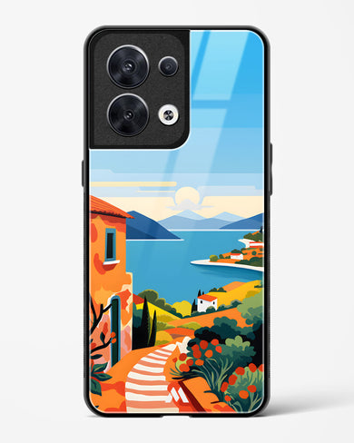 Mediterranean Escape Glass Case Phone Cover (Oppo)