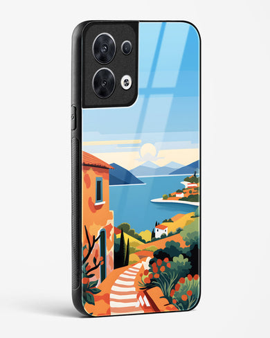 Mediterranean Escape Glass Case Phone Cover (Oppo)