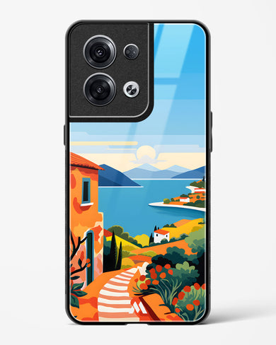 Mediterranean Escape Glass Case Phone Cover (Oppo)