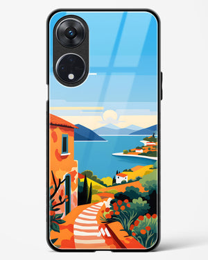 Mediterranean Escape Glass Case Phone Cover (Oppo)