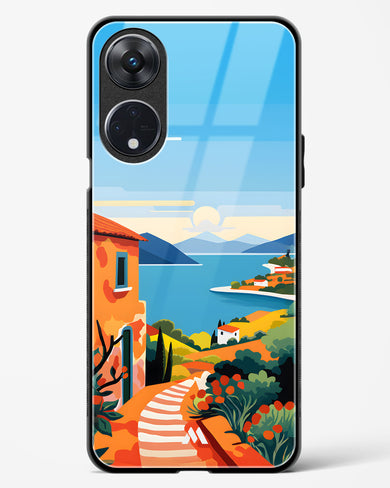 Mediterranean Escape Glass Case Phone Cover (Oppo)