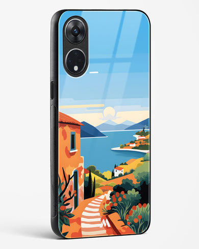 Mediterranean Escape Glass Case Phone Cover (Oppo)