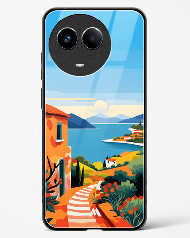 Mediterranean Escape Glass Case Phone Cover (Realme)