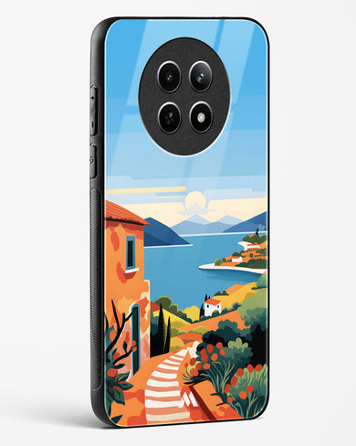 Mediterranean Escape Glass Case Phone Cover (Realme)
