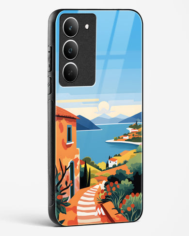 Mediterranean Escape Glass Case Phone Cover (Realme)