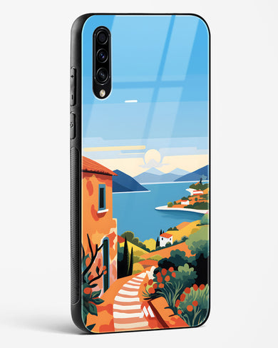 Mediterranean Escape Glass Case Phone Cover (Samsung)