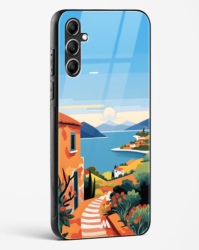Mediterranean Escape Glass Case Phone Cover (Samsung)