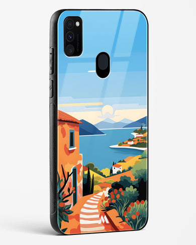 Mediterranean Escape Glass Case Phone Cover (Samsung)