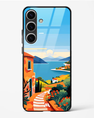 Mediterranean Escape Glass Case Phone Cover (Samsung)