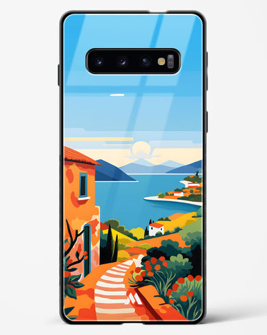 Mediterranean Escape Glass Case Phone Cover (Samsung)