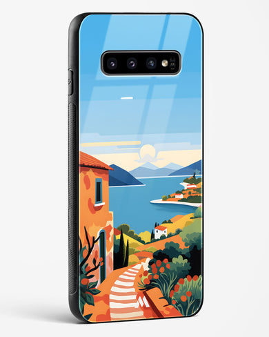 Mediterranean Escape Glass Case Phone Cover (Samsung)