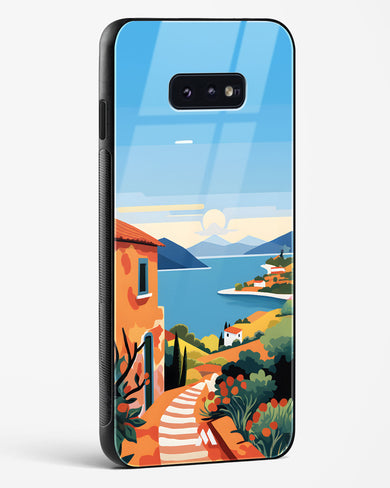 Mediterranean Escape Glass Case Phone Cover (Samsung)