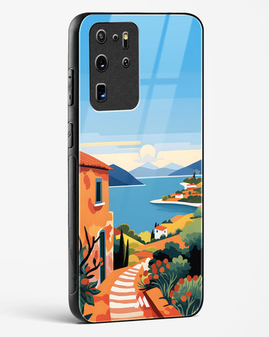 Mediterranean Escape Glass Case Phone Cover (Samsung)