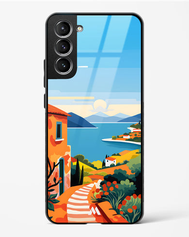 Mediterranean Escape Glass Case Phone Cover (Samsung)