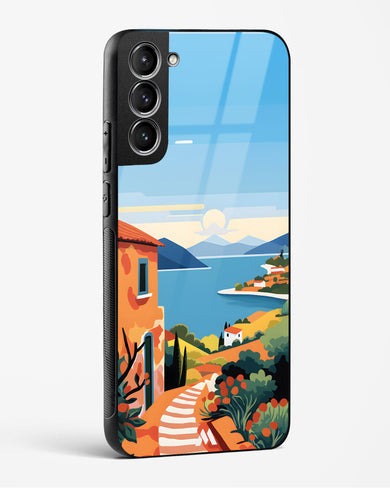 Mediterranean Escape Glass Case Phone Cover (Samsung)