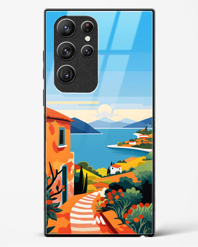 Mediterranean Escape Glass Case Phone Cover (Samsung)