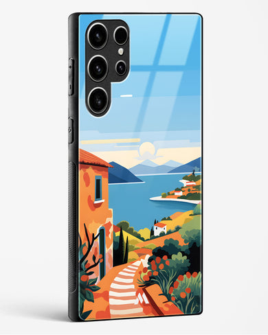 Mediterranean Escape Glass Case Phone Cover (Samsung)