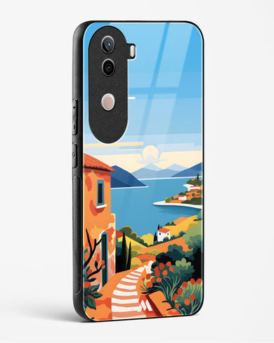 Mediterranean Escape Glass Case Phone Cover (Vivo)