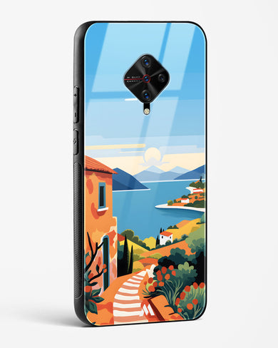 Mediterranean Escape Glass Case Phone Cover (Vivo)