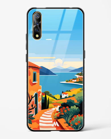 Mediterranean Escape Glass Case Phone Cover (Vivo)