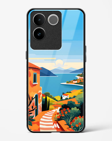 Mediterranean Escape Glass Case Phone Cover (Vivo)