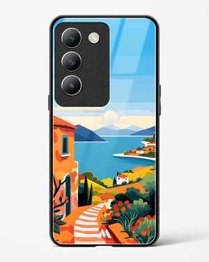 Mediterranean Escape Glass Case Phone Cover (Vivo)