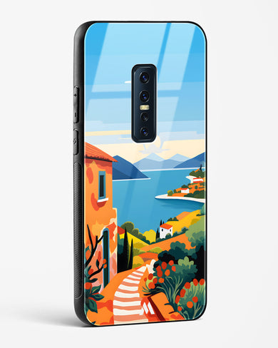 Mediterranean Escape Glass Case Phone Cover (Vivo)