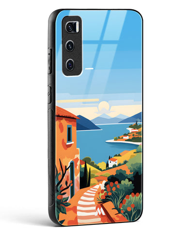 Mediterranean Escape Glass Case Phone Cover (Vivo)