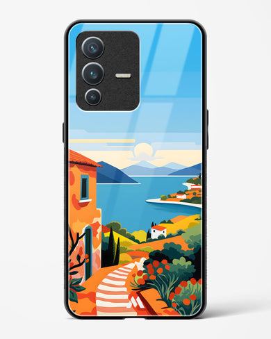 Mediterranean Escape Glass Case Phone Cover (Vivo)