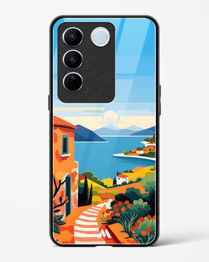 Mediterranean Escape Glass Case Phone Cover (Vivo)