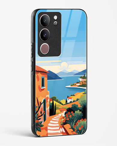 Mediterranean Escape Glass Case Phone Cover (Vivo)