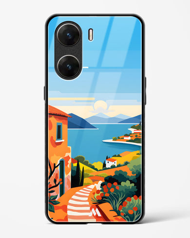 Mediterranean Escape Glass Case Phone Cover (Vivo)