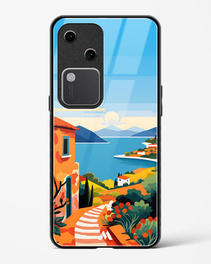 Mediterranean Escape Glass Case Phone Cover (Vivo)
