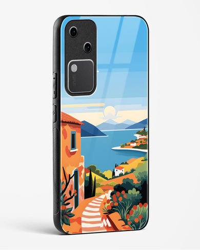 Mediterranean Escape Glass Case Phone Cover (Vivo)