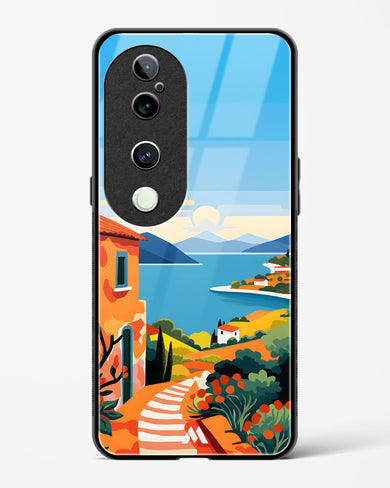 Mediterranean Escape Glass Case Phone Cover (Vivo)